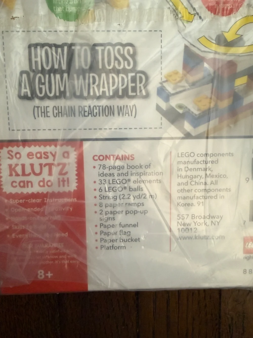 Lego Book with Legos